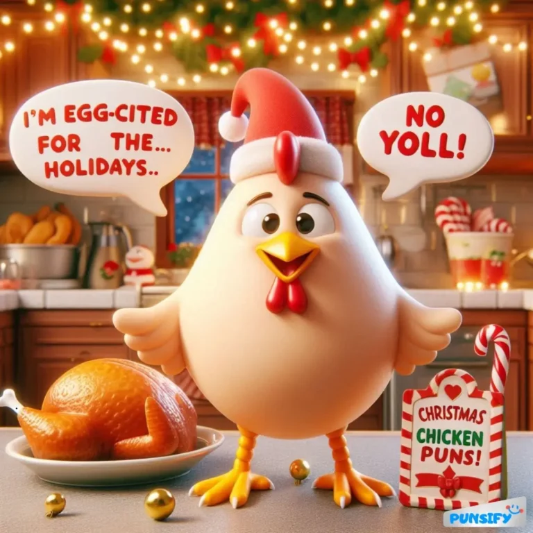 163+ Hilarious Christmas Chicken Puns That Will Crack You Up with Holiday Cheer