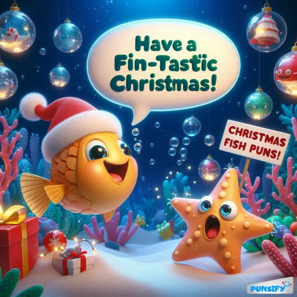 163+ Hilarious Christmas Fish Puns to Make Your Holiday Season Fin-tastically Fun and Merry