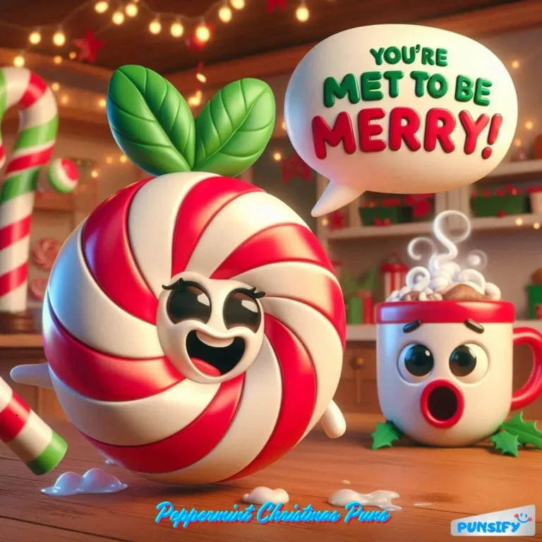 169+ Hilarious Peppermint Christmas Puns That Will Add Sweetness to Your Holiday Cheer