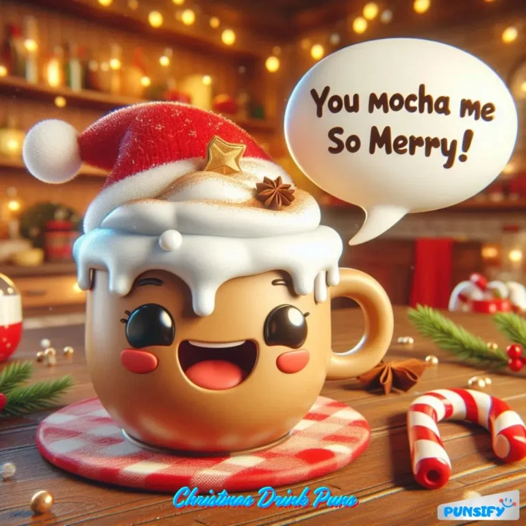 175+ Hilarious Christmas Drink Puns That Will Toast to Holiday Cheer and Laughter