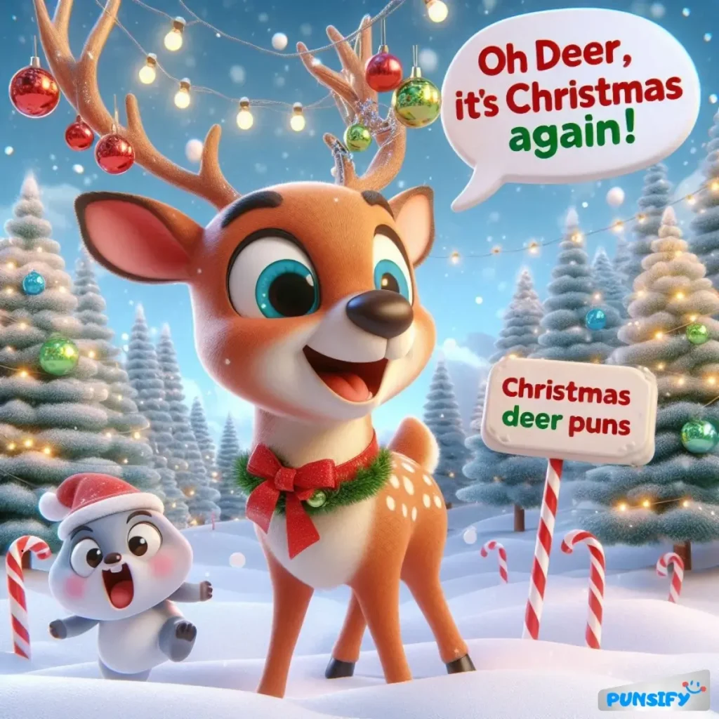 189+ Hilarious Christmas Deer Puns to Bring Joy and Laughter to Your Holiday Celebrations