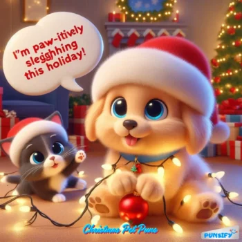 193+ Hilarious Christmas Pet Puns That Will Paws-itively Bring Holiday Joy