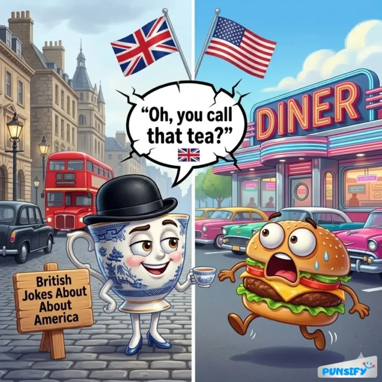 British Jokes About America