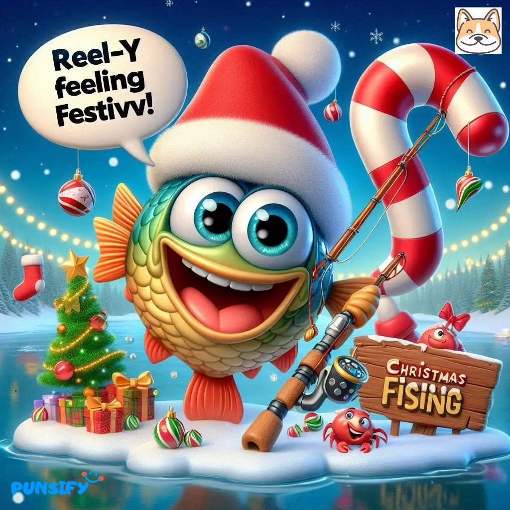 Christmas Fishing Puns