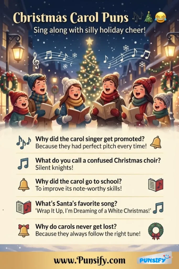 189+ Hilarious Christmas Carol Puns to Brighten Your Holiday Spirit and Bring Joyful Laughter