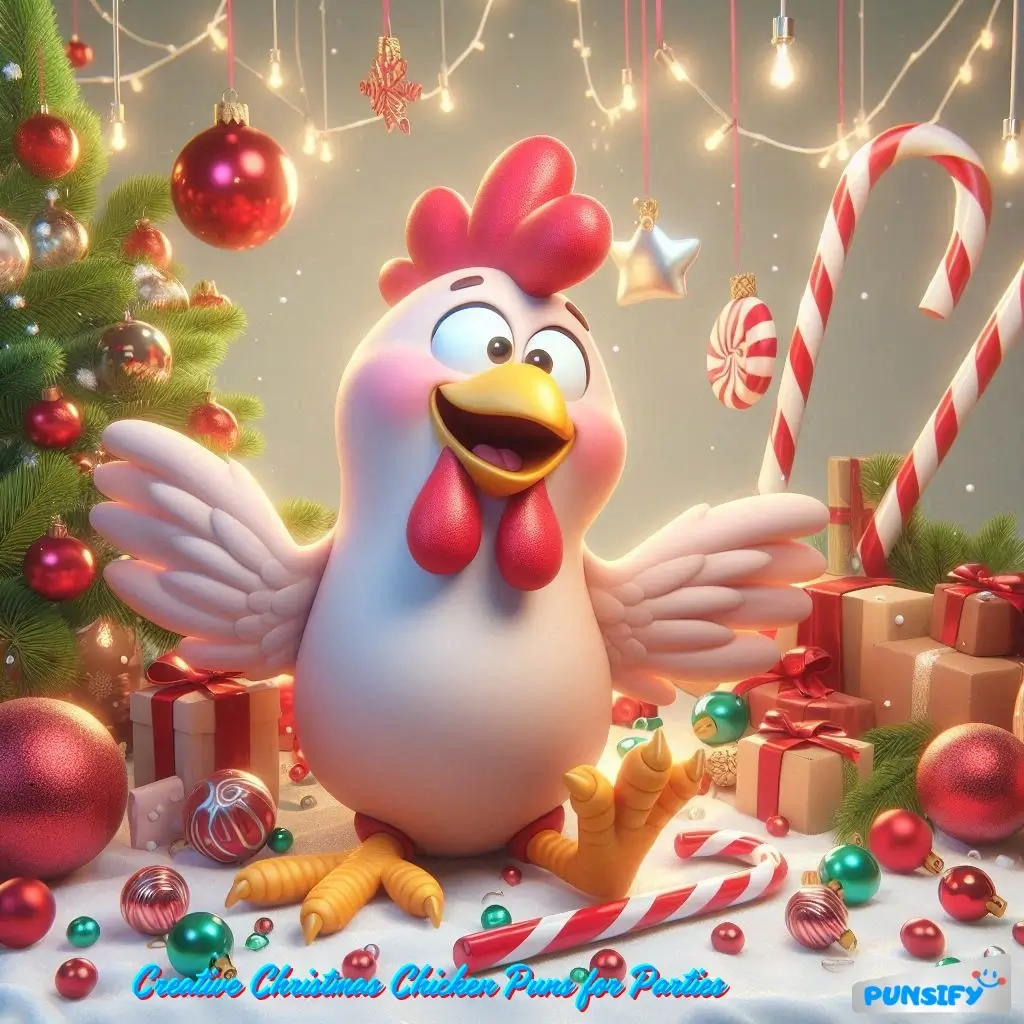 163+ Hilarious Christmas Chicken Puns That Will Crack You Up with Holiday Cheer
