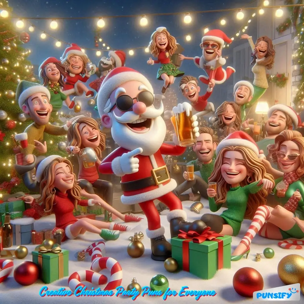 157+ Hilarious Christmas Party Puns to Spread Cheer and Laughter at Your Festive Gatherings