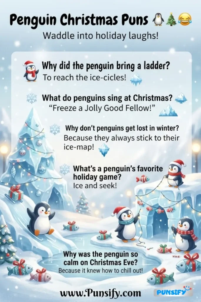 175+ Hilarious Penguin Christmas Puns That Will Have You Waddling with Holiday Joy