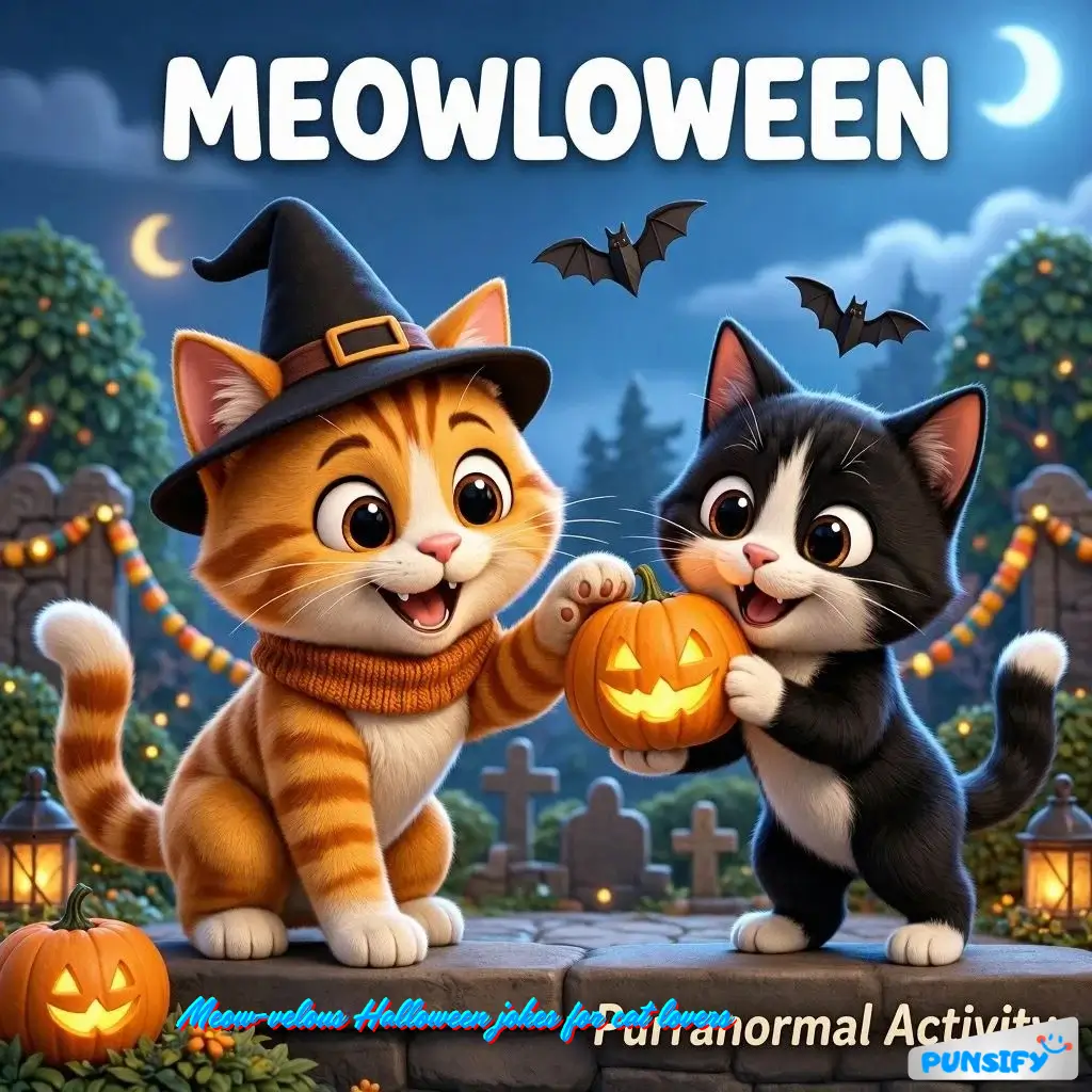 185+ Cat Halloween Puns That Are Purrfectly Spooky And Fang-tastically Fun in 2026