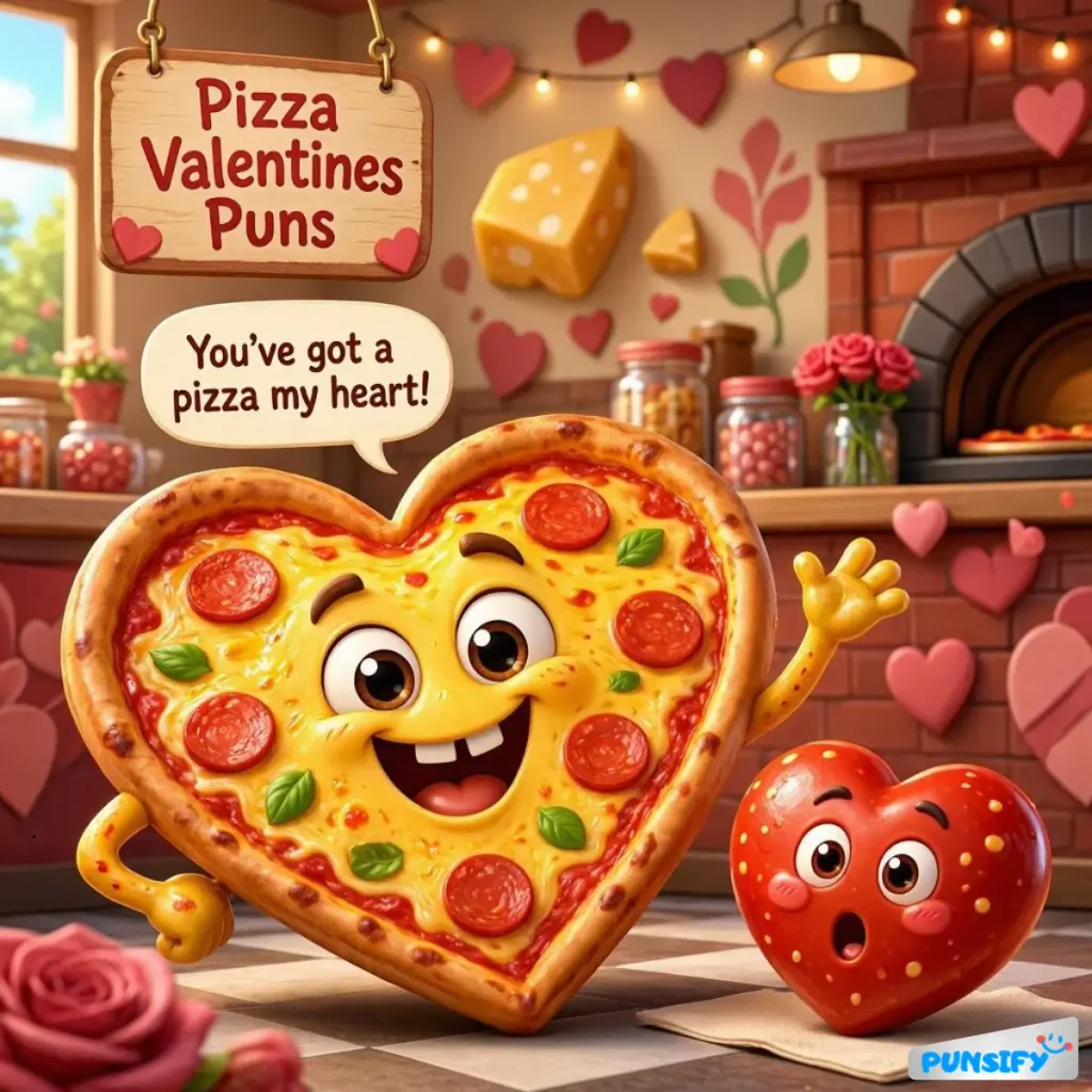Pizza Valentines Puns