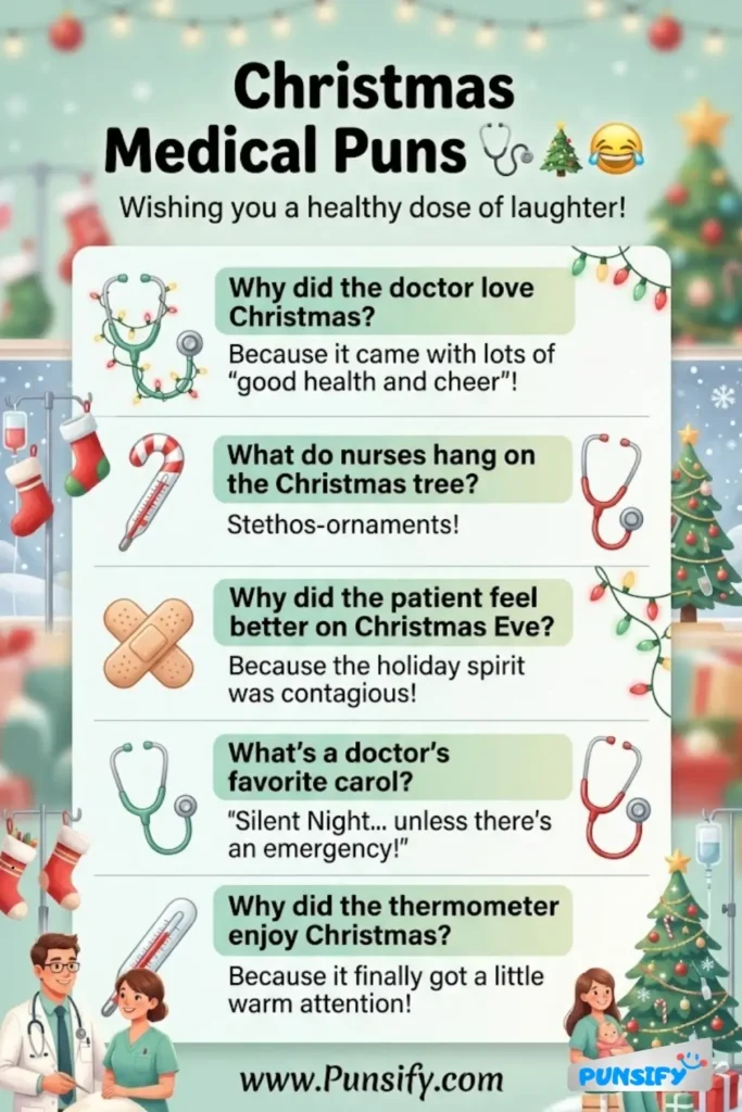 185+ Hilarious Christmas Medical Puns That Will Cure Your Holiday Blues with Laughter