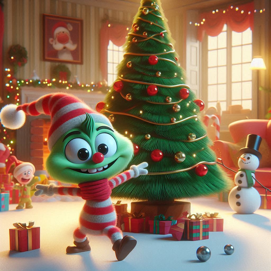 Recursive Christmas Tree Puns for Laughs