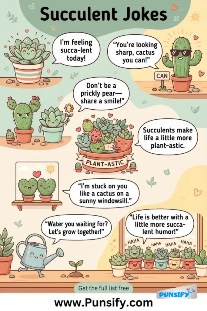 185+ Hilarious Succulent Jokes That Will Make You Smile and Bloom in 2026