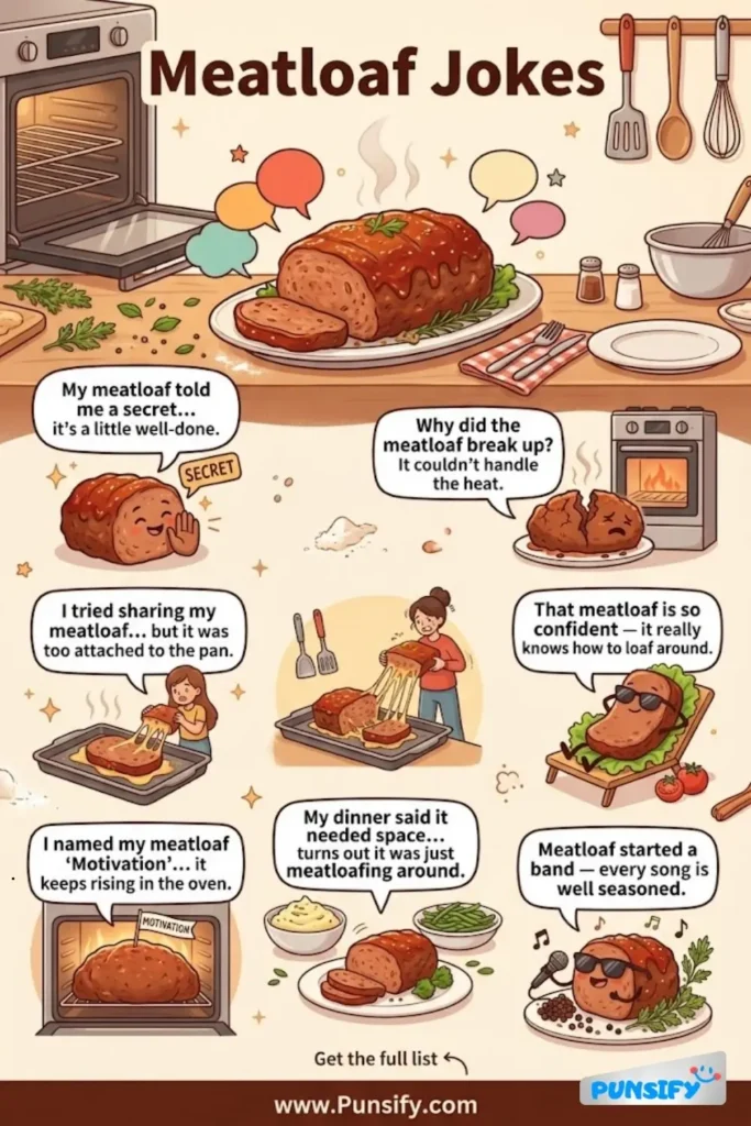 173+ Hilarious Meatloaf Jokes and Puns That Will Make You Laugh Out Loud