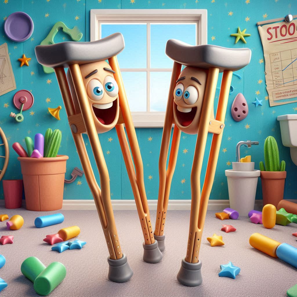 200+ Hilarious Crutches Jokes to Lift Your Spirits and Bring Laughter 2 One Liner Crutches Jokes to Brighten Your Day
