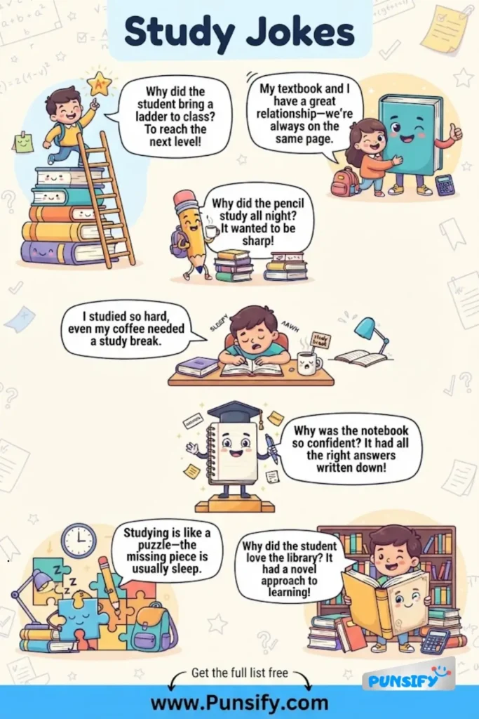 163+ Study Jokes to Brighten Your Learning Journey Today in 2026