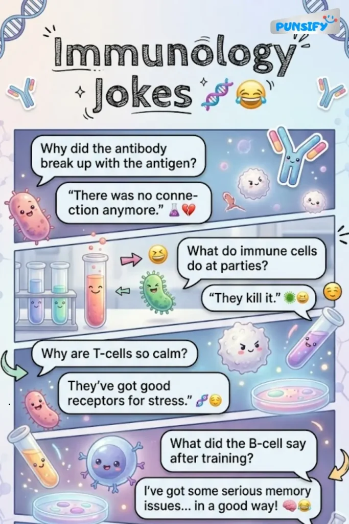 187+ Hilarious Immunology Jokes and Puns That Will Leave You in Stitches