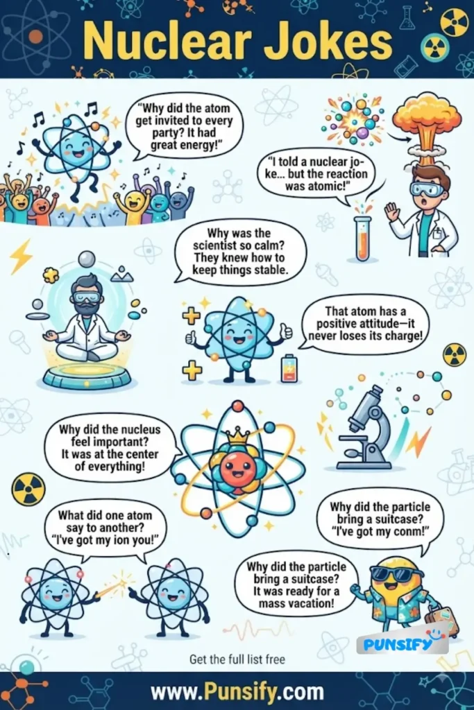 Atoms and Giggles: 169+ Nuclear Jokes That'll Split Your Sides in 2026