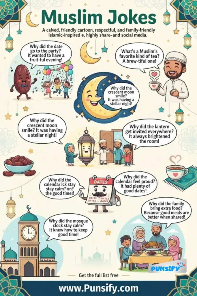 Laughing with Laughter: 157+ Muslim Jokes to Tickle Your Funny Bone in 2026