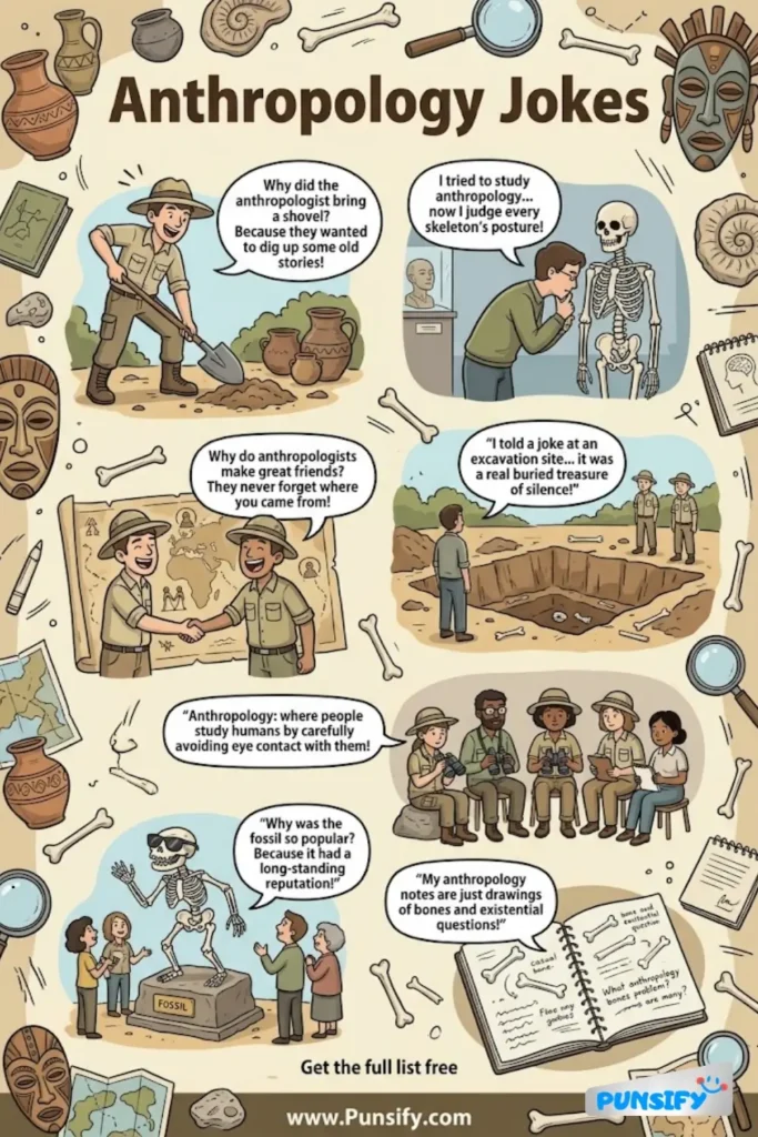 193+ Hilarious Anthropology Jokes & Puns That Will Have You Laughing Like a Neanderthal