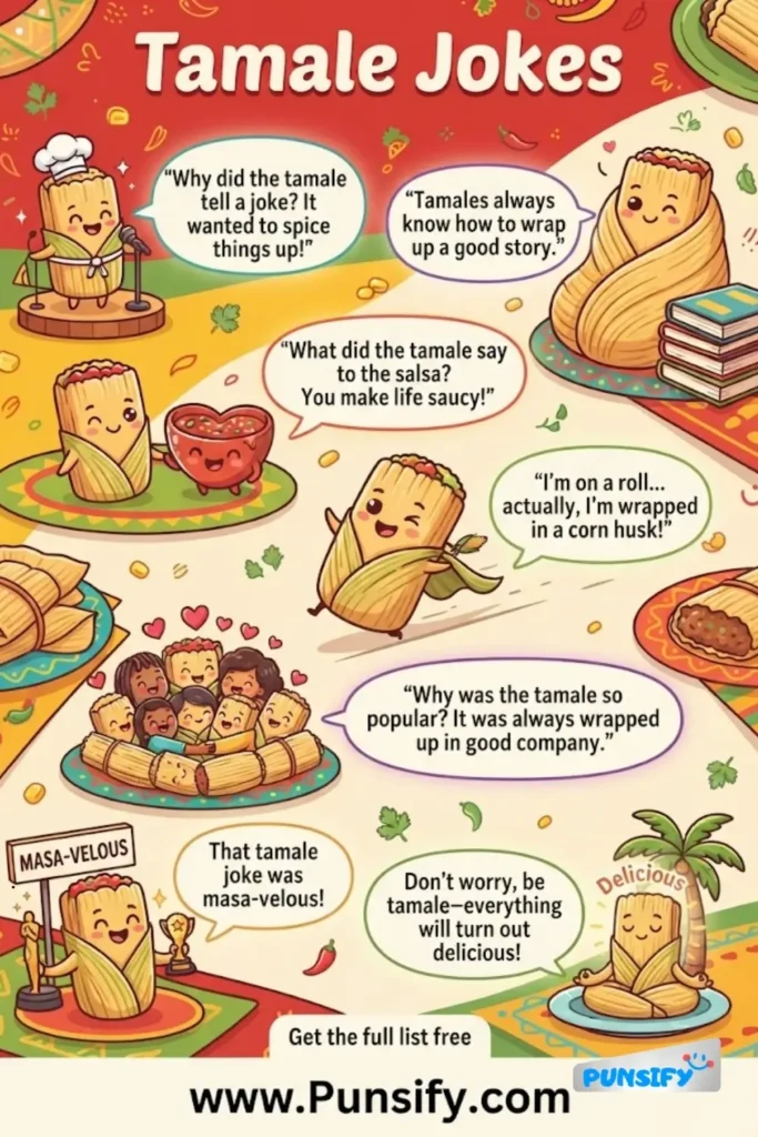 175+ Best Tamale Jokes That Will Spice Up Your Day with Laughter in 2026