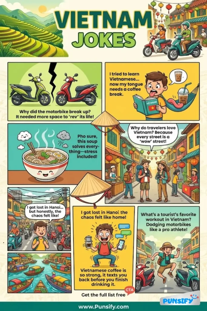 Laughter in the Land of Rice: 149+ Vietnam Jokes And Puns to Crack You Up