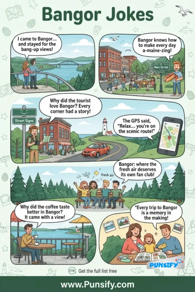 163+ Punbelievable Bangor Jokes That Will Have You Laughing in Waves of Puns in 2026