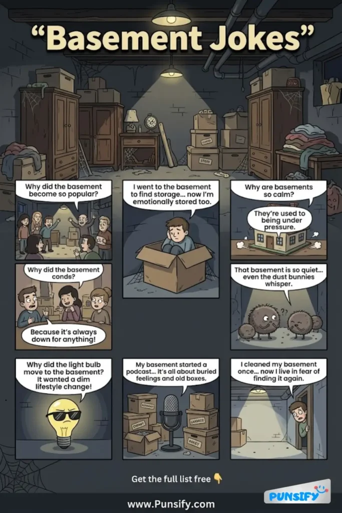 193+ Hilarious Basement Jokes & Puns That Will Have You Laughing Through the Floorboards