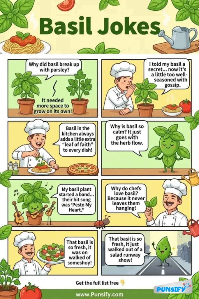 197+ Hilarious Basil Jokes & Puns That Are Truly Thyme-Worthy and Laugh-Out-Loud