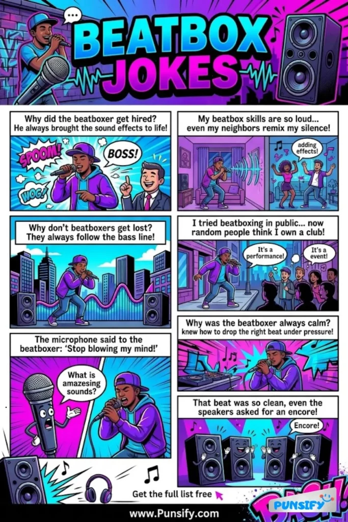 167+ Hilarious Beatbox Jokes & Puns That Will Have You Dropping Rhymes and Laughs