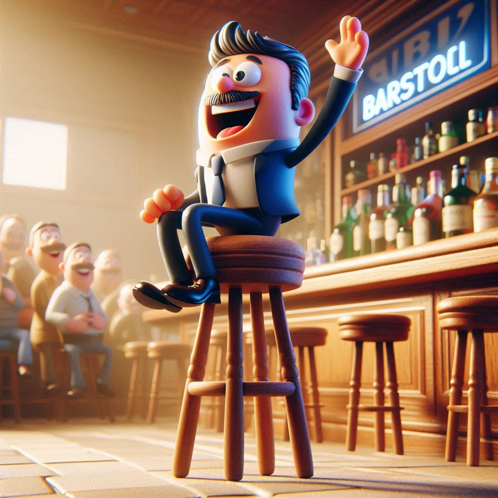 Sit Down for a Side Splitting Barstool Joke