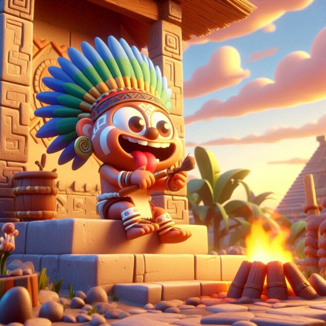 Stone Cold Laughs Aztec Jokes Carved in Humor