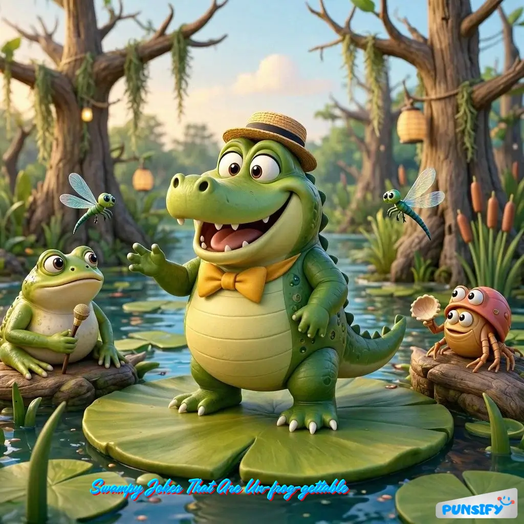 Gator Grins: Bayou Jokes +167 Puns Delight Crocodile Laughs in 2026