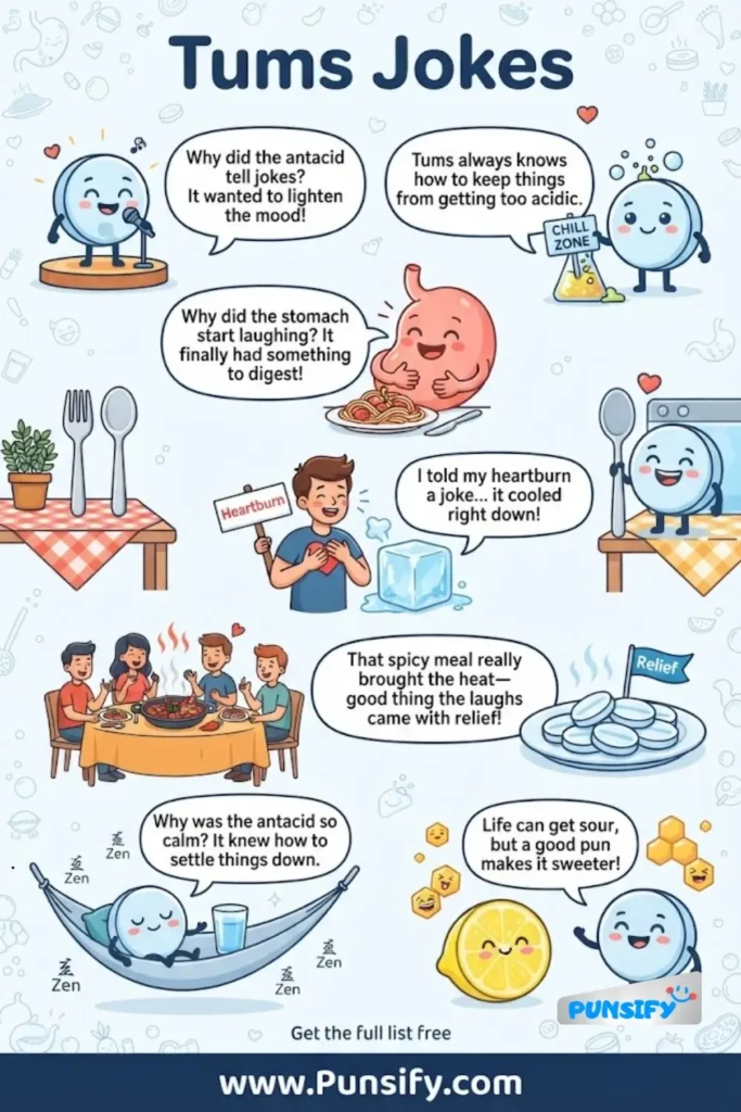 169+ Gag-tastic Tums Jokes to Make Your Stomach Laugh Out Loud in 2026