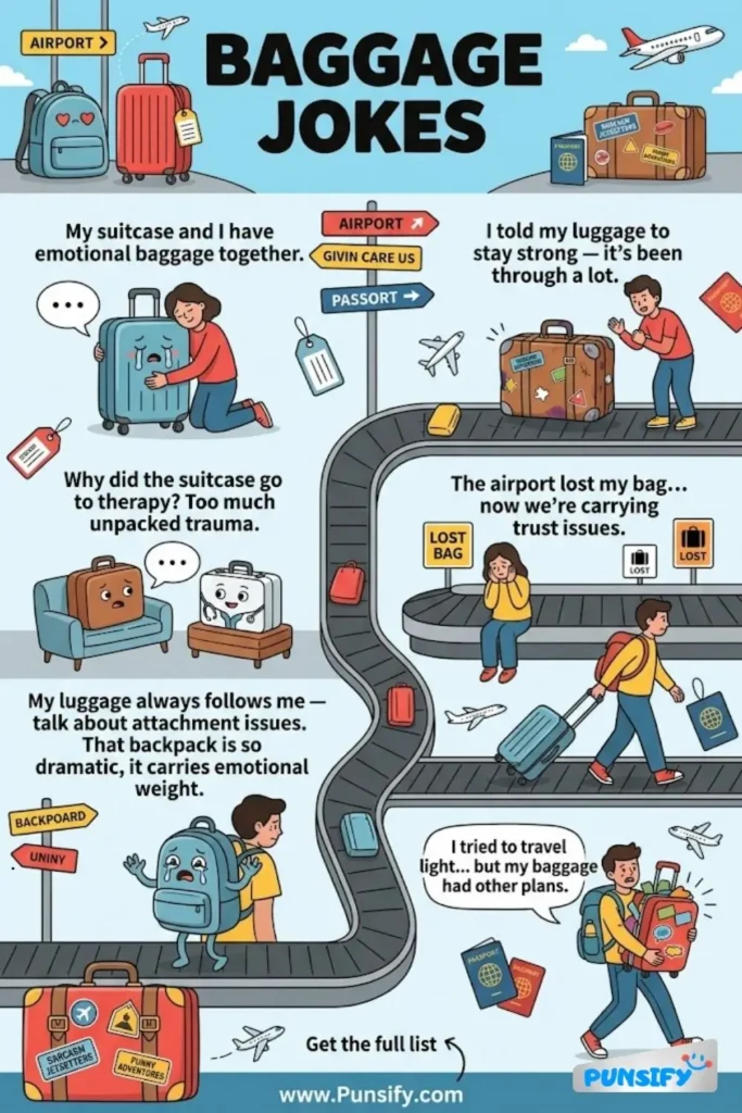 169+ Hilarious Baggage Jokes and Puns That Will Lift Your Spirits High