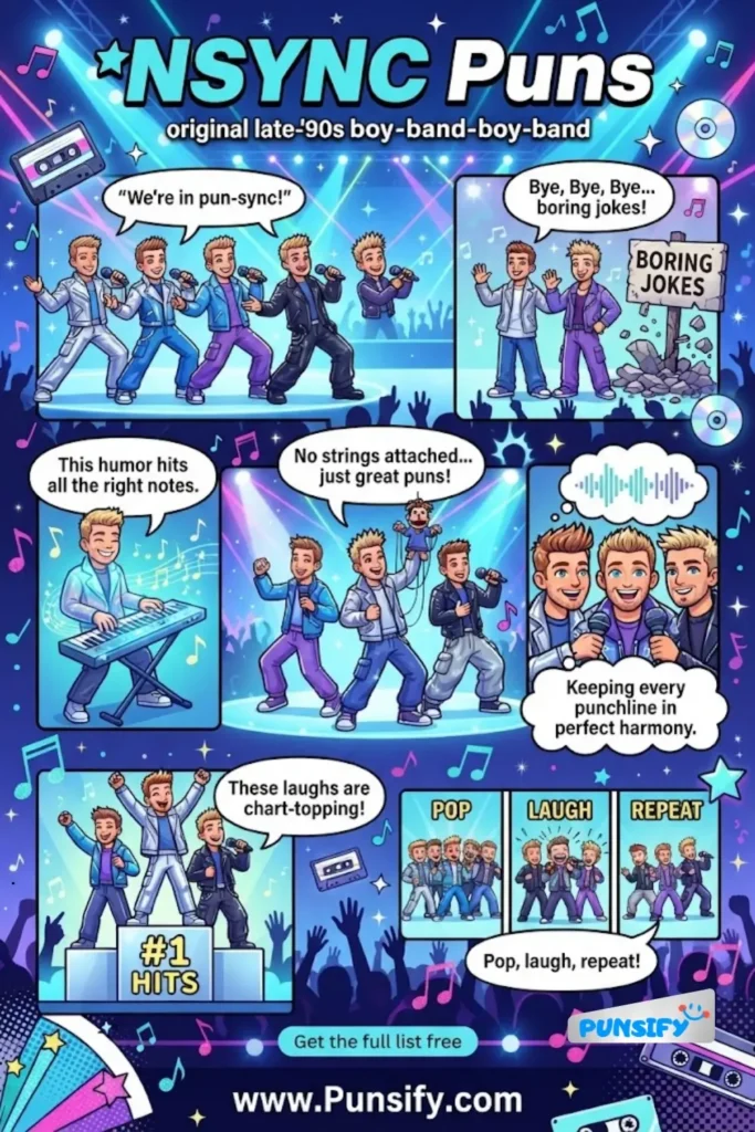 165 + Delightful NSYNC Puns to Keep You Singing and Smiling All Day in 2026