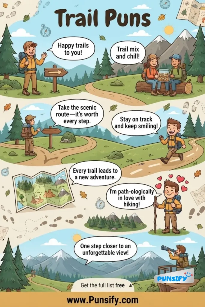 157+ Hilarious Trail Puns to Elevate Your Outdoor Adventures Today