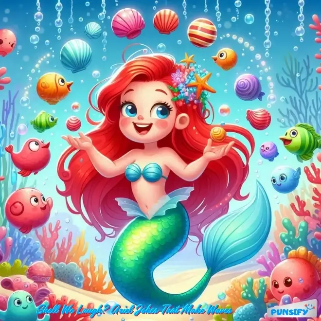 Shell We Laugh Ariel Jokes That Make Waves