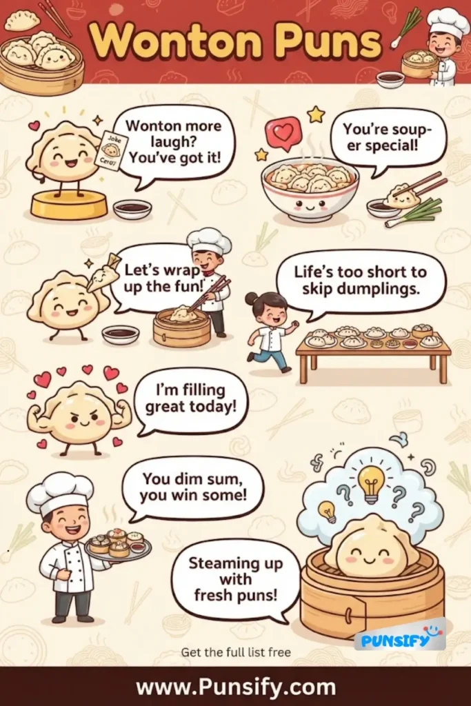 183+ Delightful Wonton Puns that Will Make You Crack Up and Savor Laughter in 2026