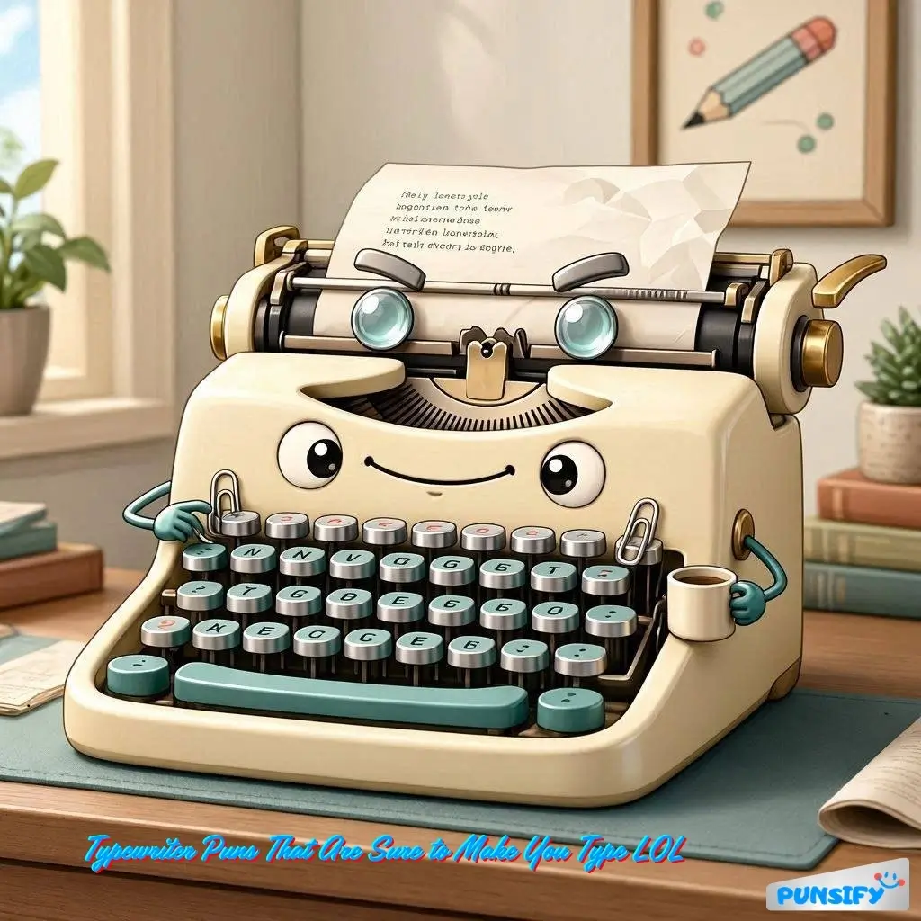 187+ Hilarious Typewriter Puns to Tap Into Your Inner Wordsmith in 2026