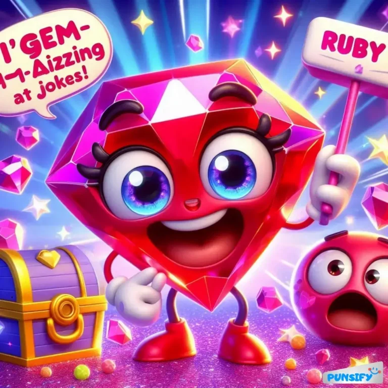 179+ Dazzling Ruby Puns and Jokes That Spark Joy and Laughter for Everyone
