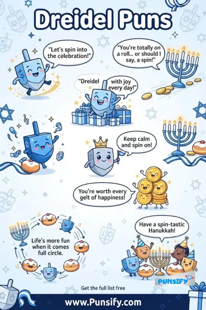187+ Clever Insights into Dreidel Puns and Jokes for a Spin of Laughter