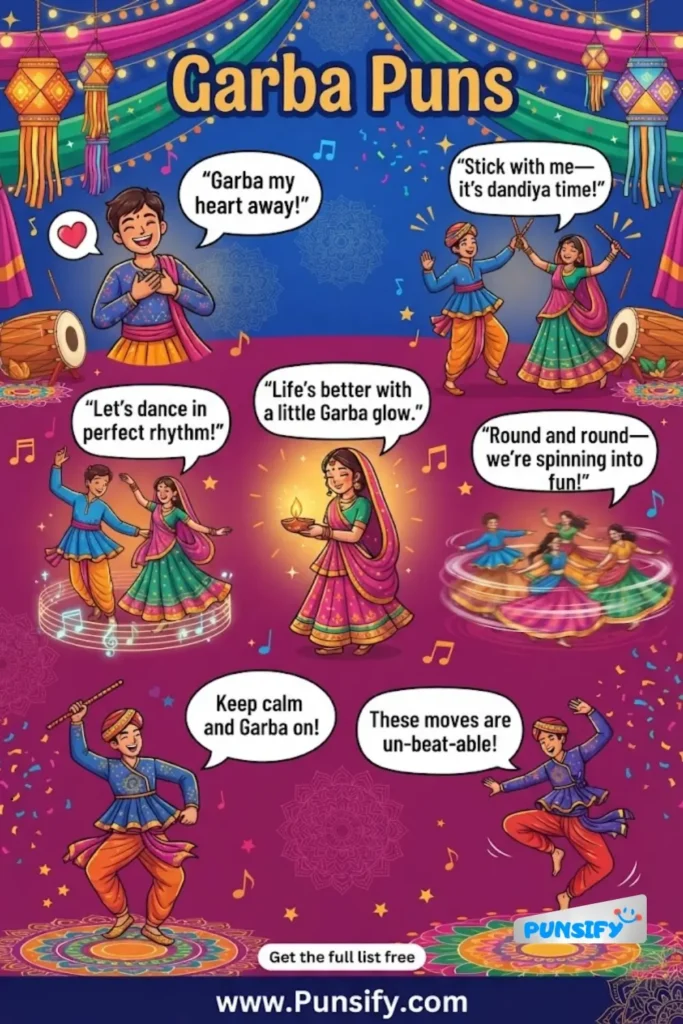 175+ Hilarious Garba Puns and Jokes to Dance Your Way to Laughter and Joy