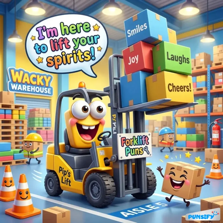 Forklift Puns