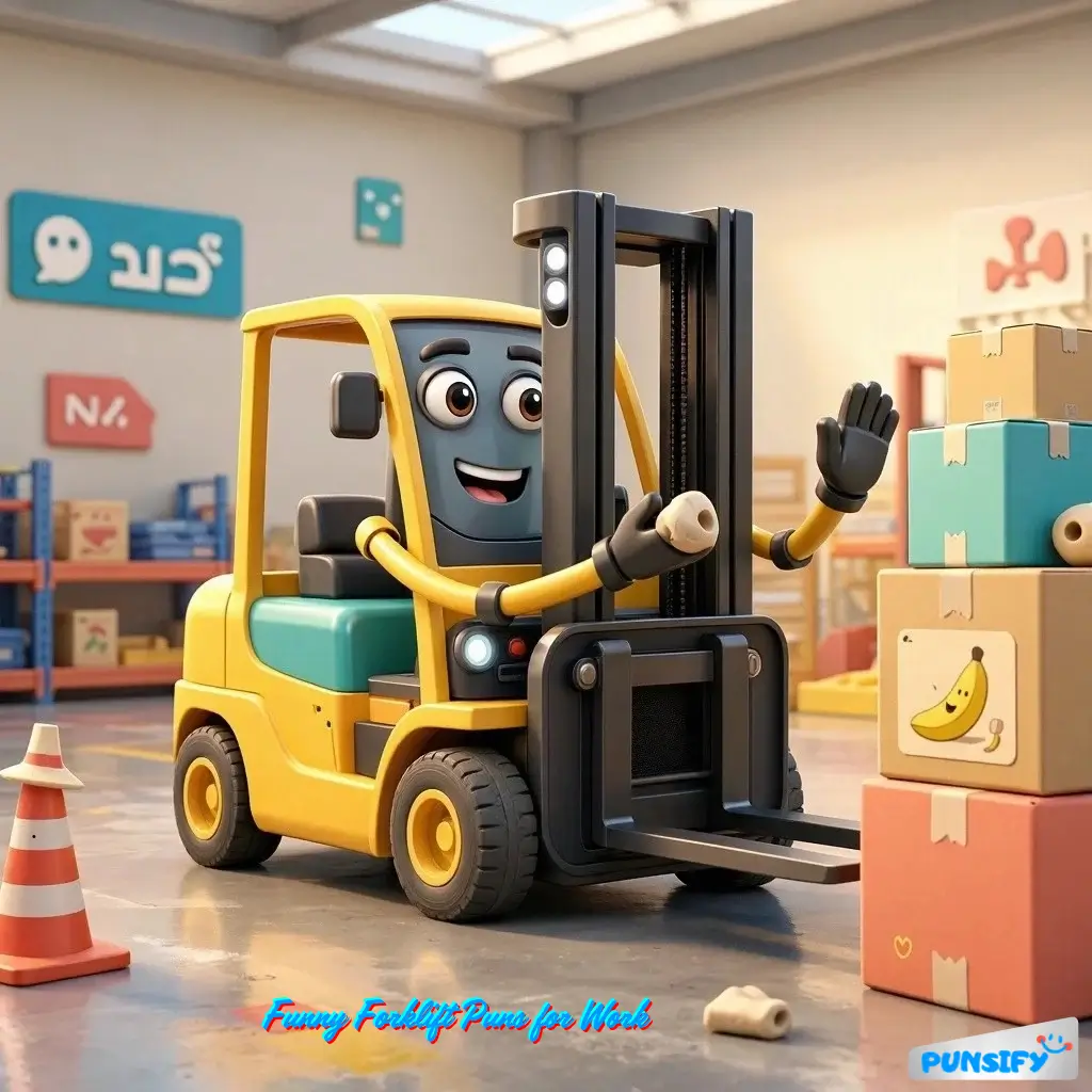 159+ Forklift Puns That Lift Your Spirits and Haul in Laughter