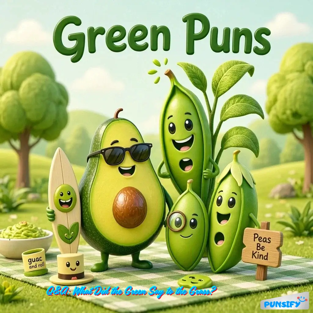 187+ Hilarious Green Puns That Will Have You Sprouting Giggles